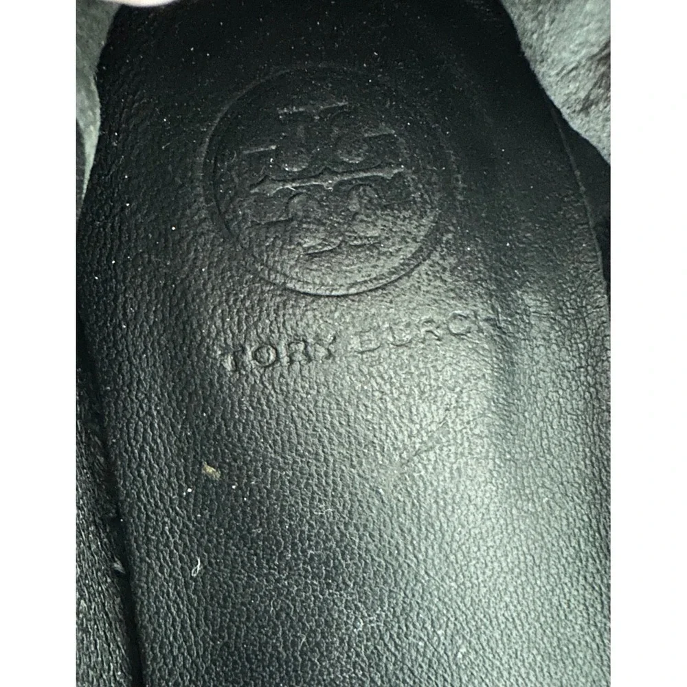 Tory Burch Minnie Travel snakeskin embossed Ballet Flats sz 7